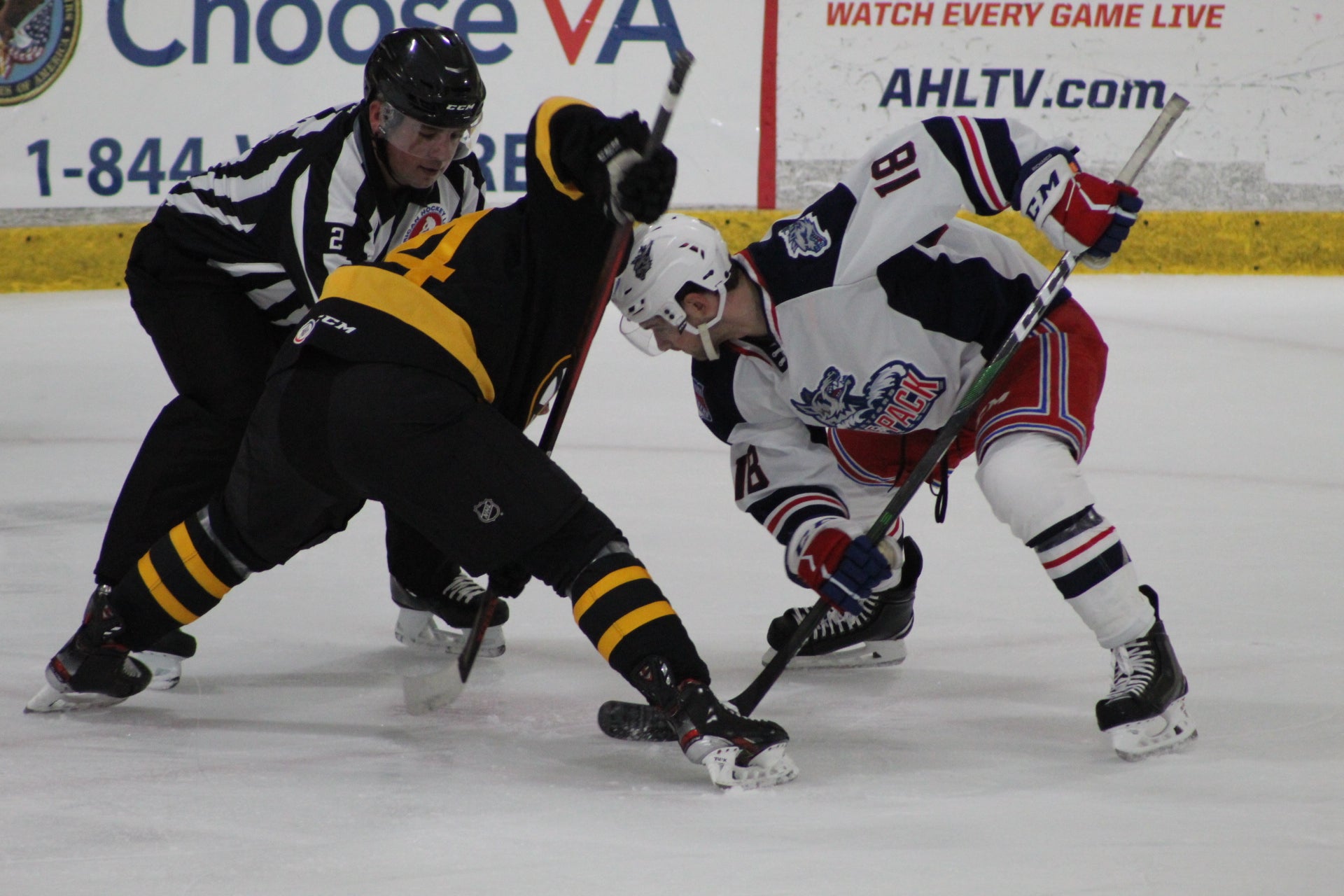 HARTFORD WOLF PACK SCORE THREE FIRST PERIOD GOALS, TAKE DOWN P-BRUINS, 4-2