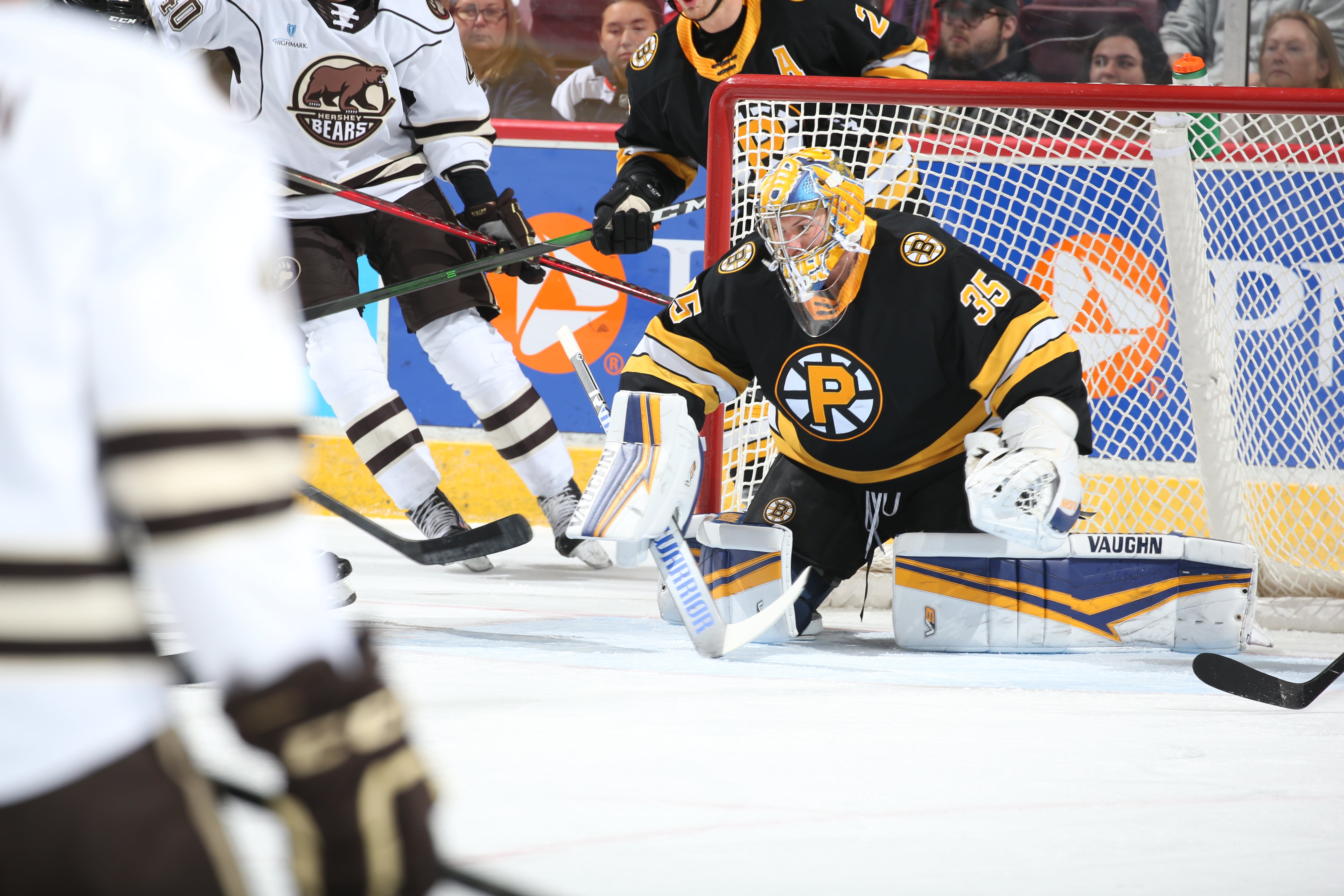 P-BRUINS BLANK HERSHEY BEARS, SWEEP WEEKEND WITH 3-0 WIN