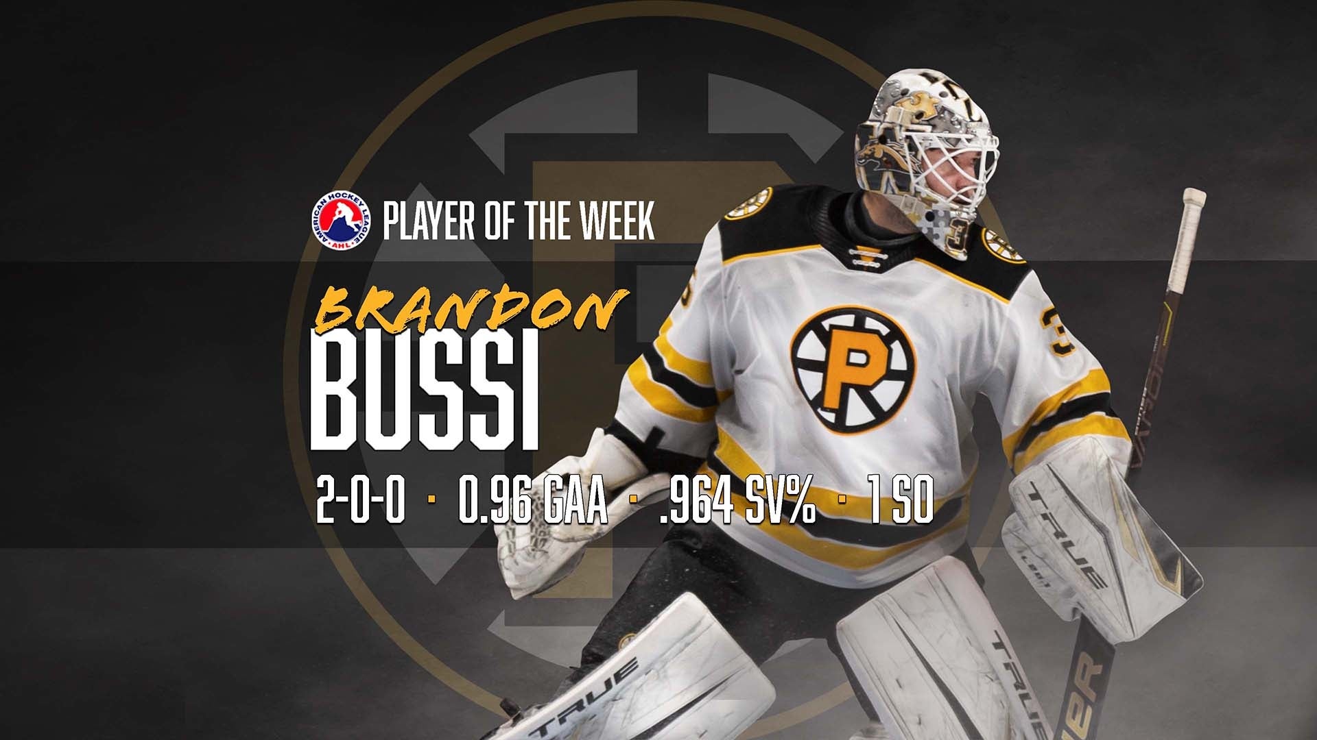 Providence Bruins - Brandon Bussi has 3 wins in his first 3 games as a  Providence Bruin, making him just the 5th #AHLBruins goalie in the last 15  seasons to do so.