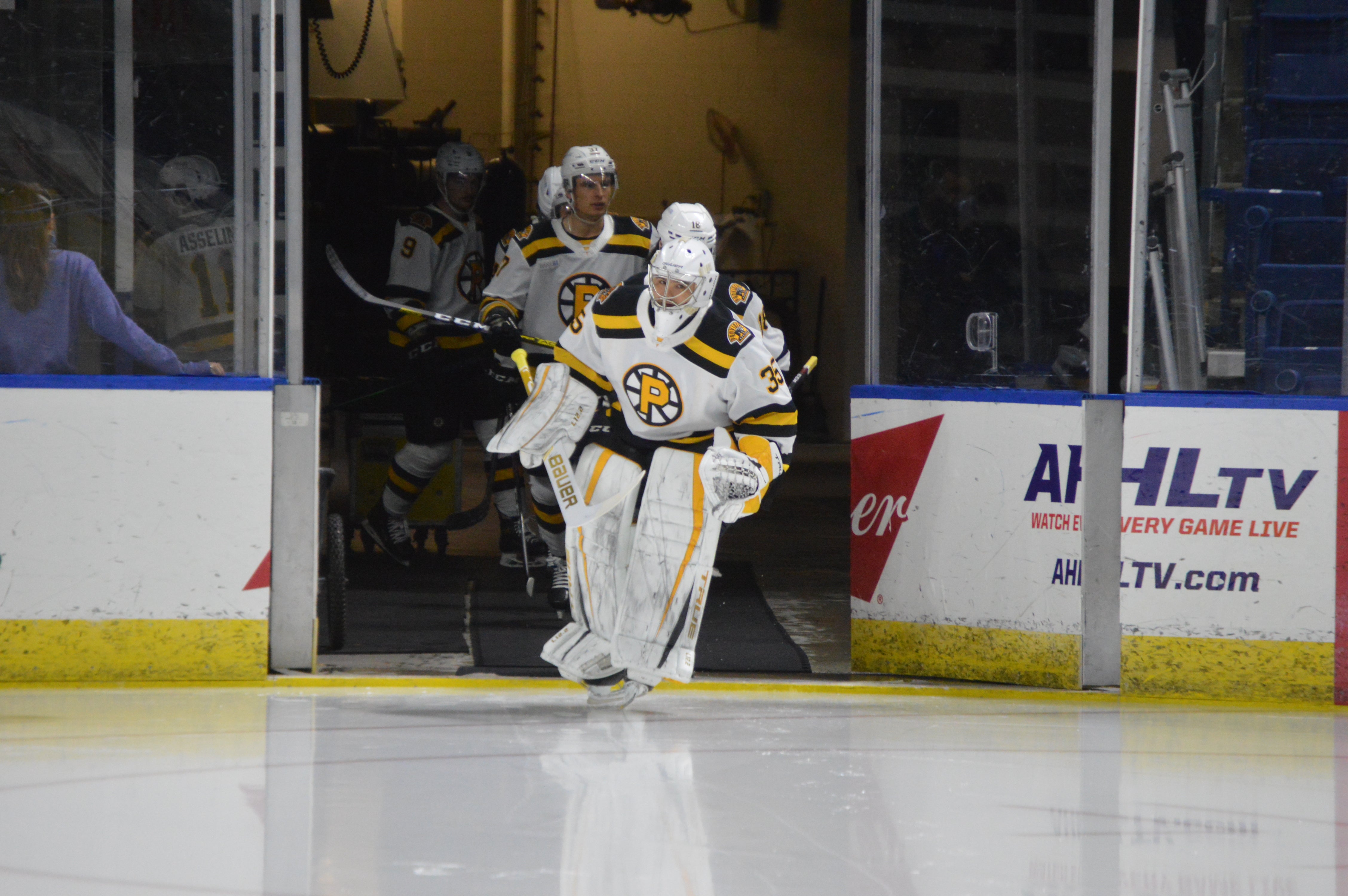 P-BRUINS TIE GAME LATE IN THIRD, FALL TO BRIDGEPORT SOUND TIGERS IN SHOOTOUT, 4-3