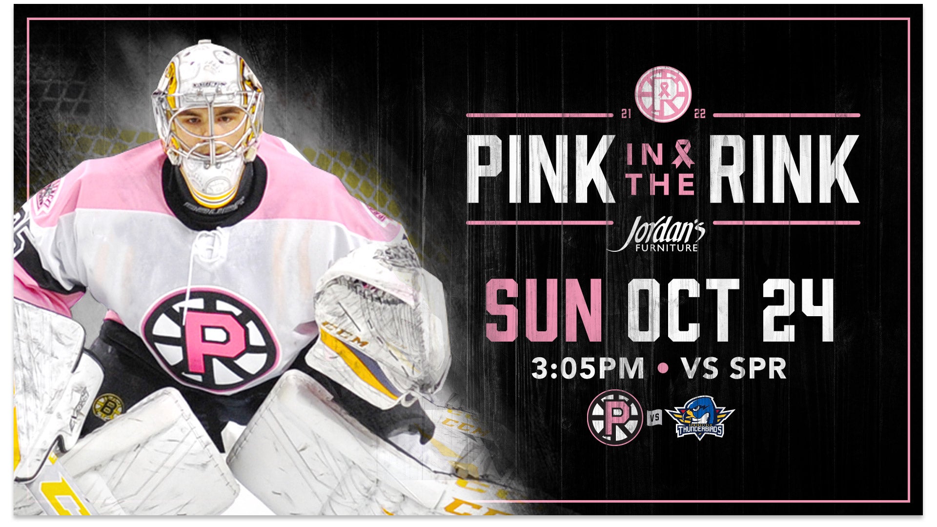 Providence Bruins - The P-Bruins annual Pink in the Rink Night