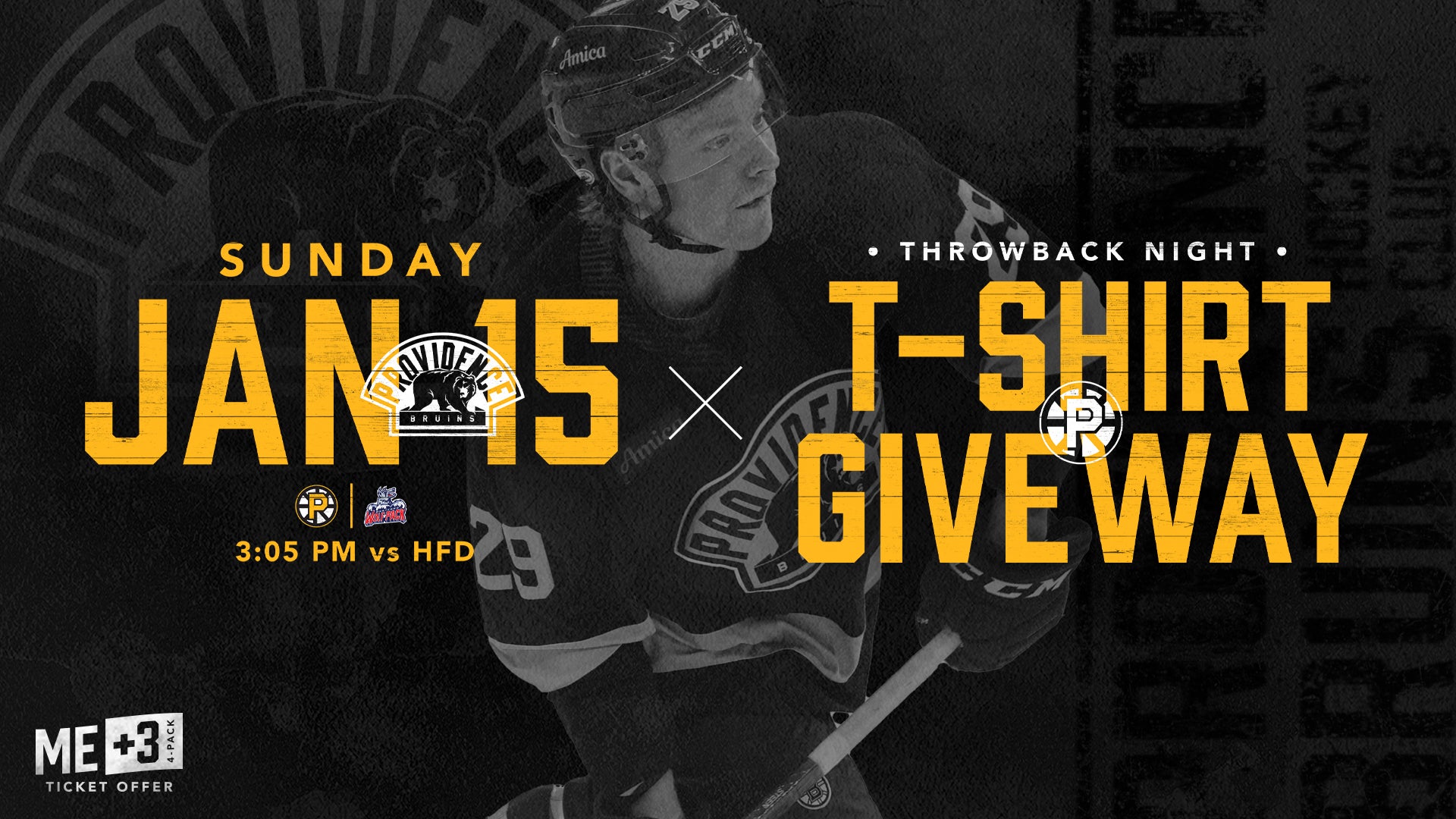 Providence Bruins on Twitter: Experience Star Wars Weekend at The Dunk  with the P-Bruins Star Wars Hat Trick! Get 2 tickets for your choice of Star  Wars Weekend games (Friday, March 23
