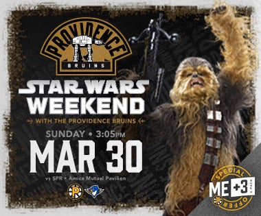 Me+3 Offer: Sun Mar 30 • Star Wars Weekend