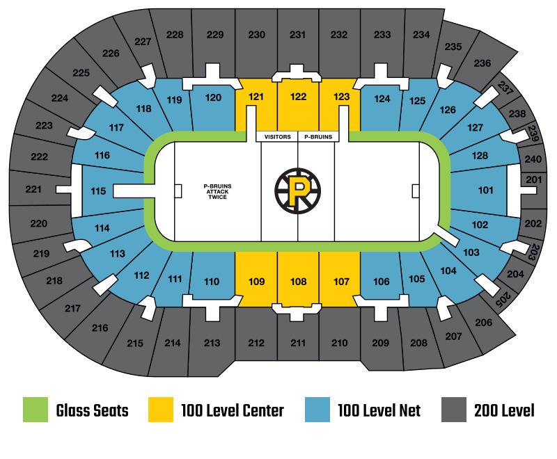 Bruins Club Seating Chart