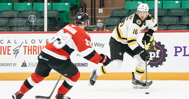 Providence Bruins Fall to Belleville Senators, 4-1 | Providence Bruins