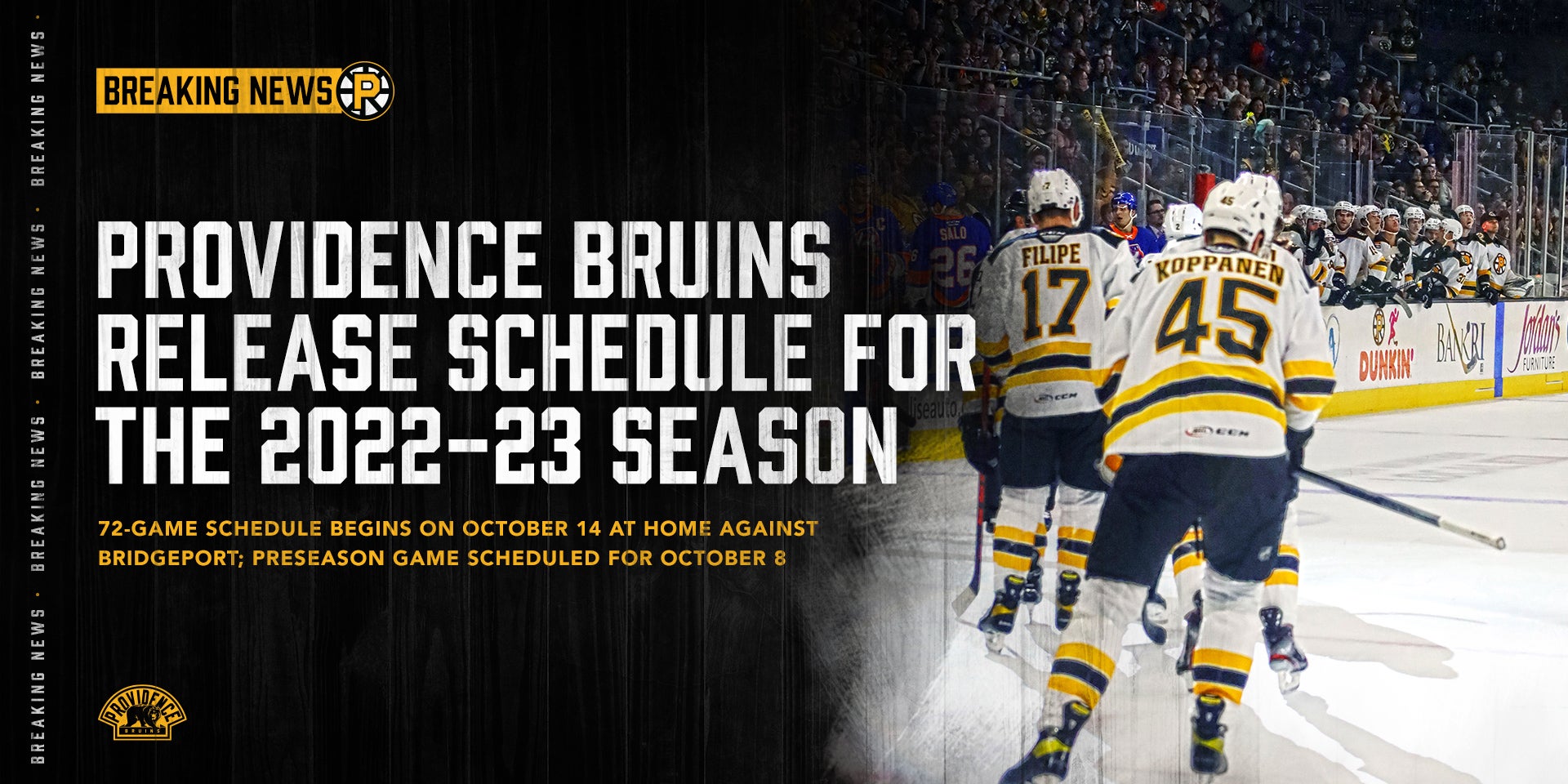 P-BRUINS ANNOUNCE 2022-23 TICKETS ON SALE NOW